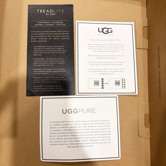 NIB RARE UGG Becket Boots - Chestnut Leather - Discontinued Collector’s Item - 9 - Picture 6 of 6